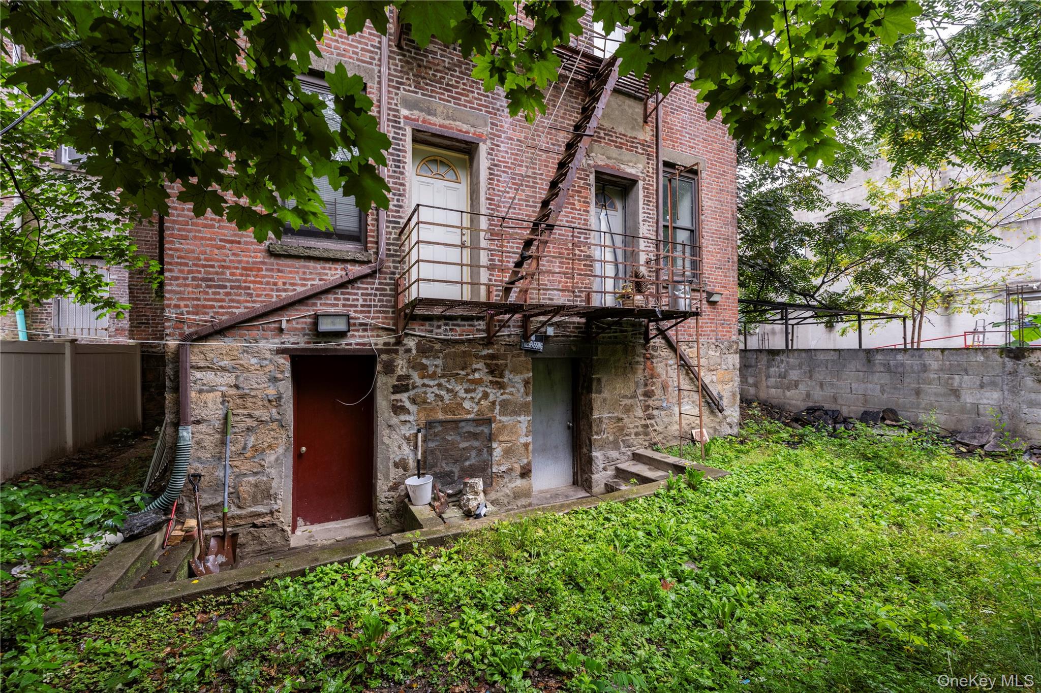 Back of Structure