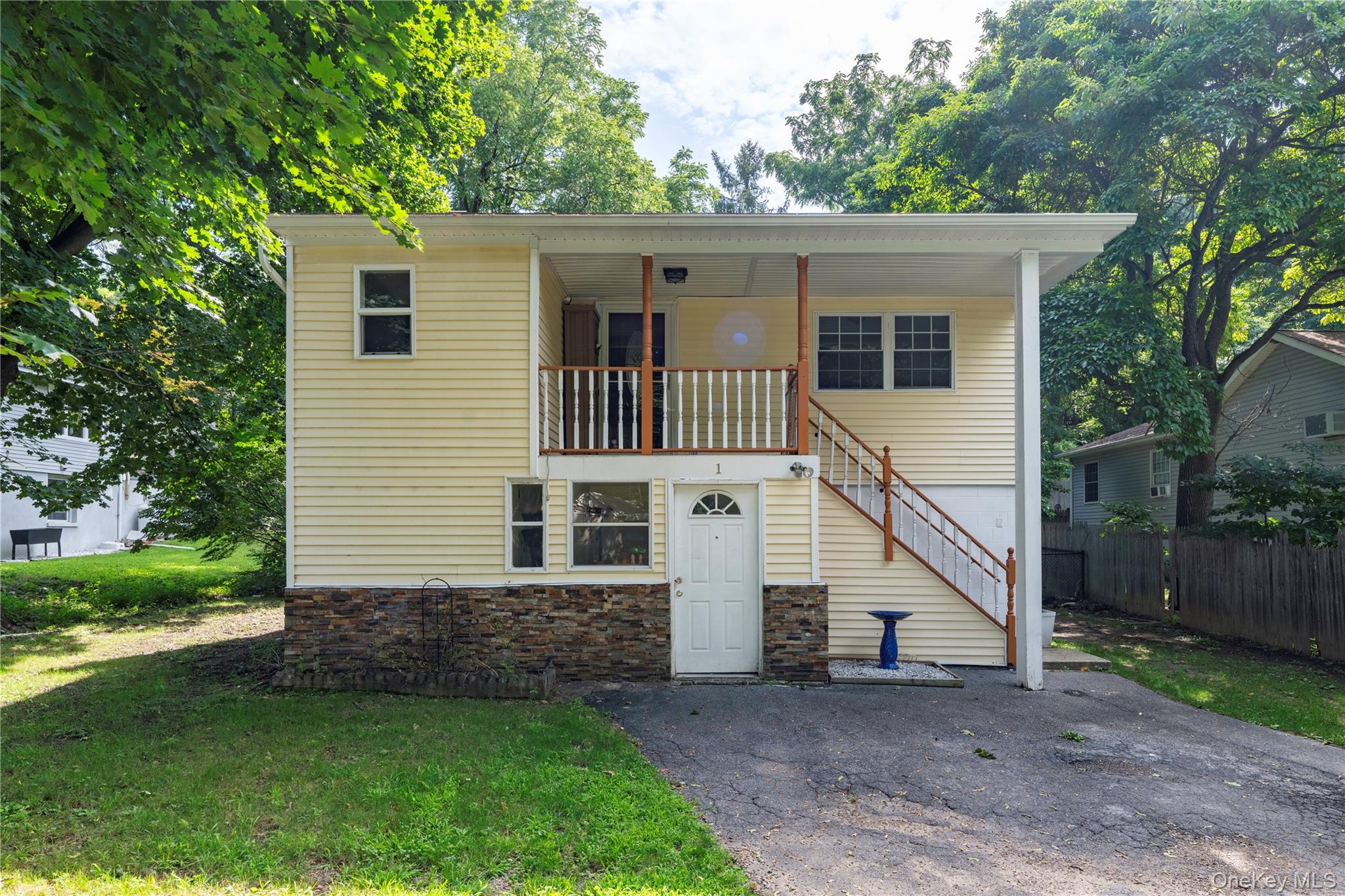Front of Structure